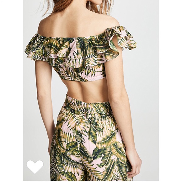 Suboo Palma ruffled crop top and palazzo pants - Picture 3 of 8